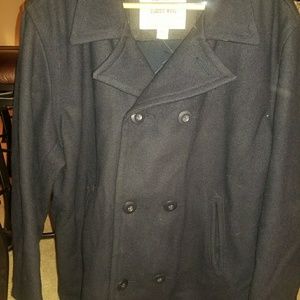Black pea coat